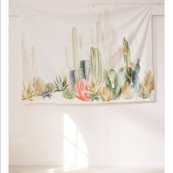 Urban Outfitters Cactus Tapestry Wall Hanging - Picture 3 of 5